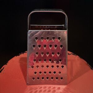 Vintage Stainless Steel Box Cheese Grater Made in Sweden 4-Sided Kitchen Tool